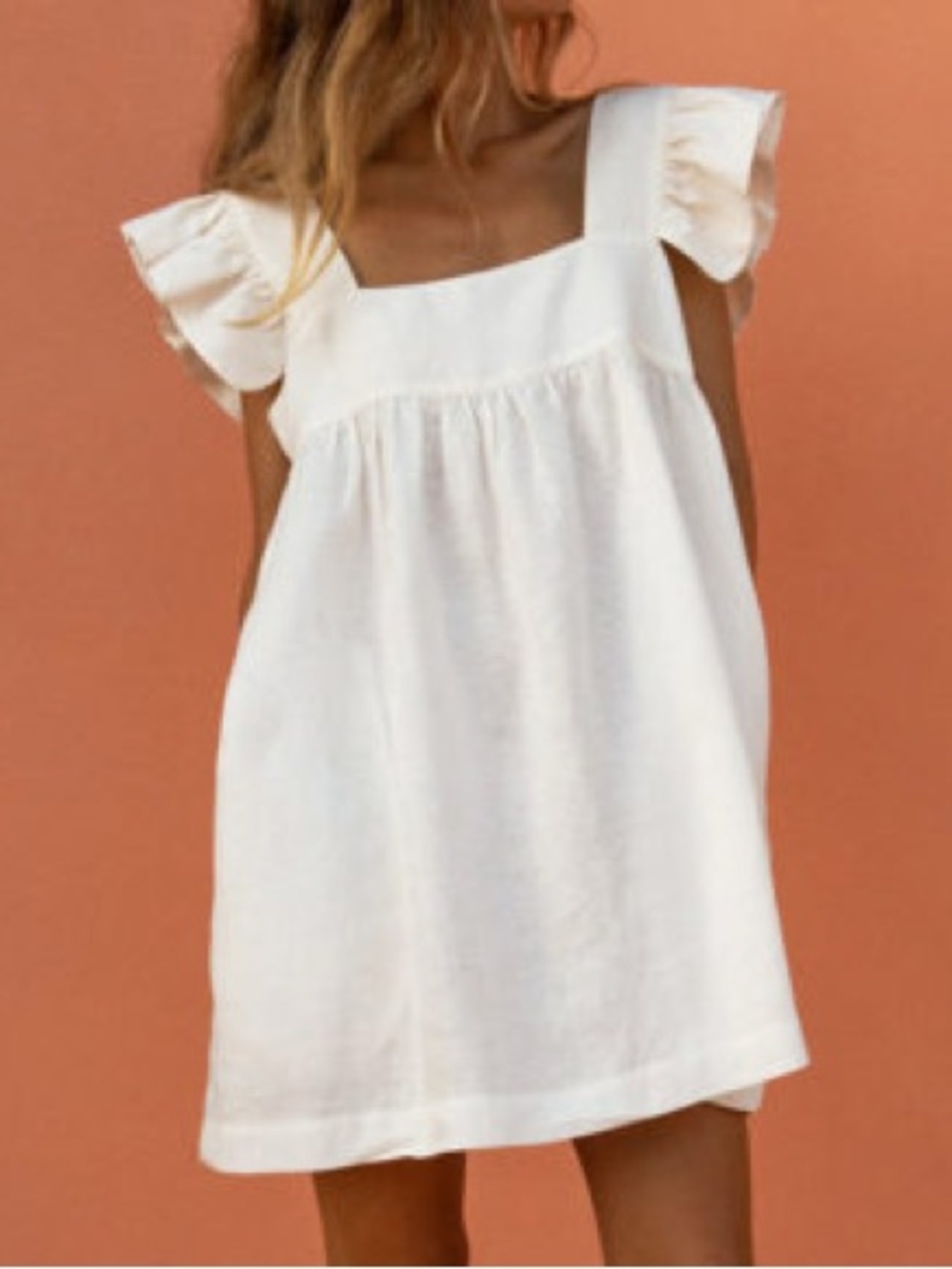 POSSE Jude Mini Dress in Ivory